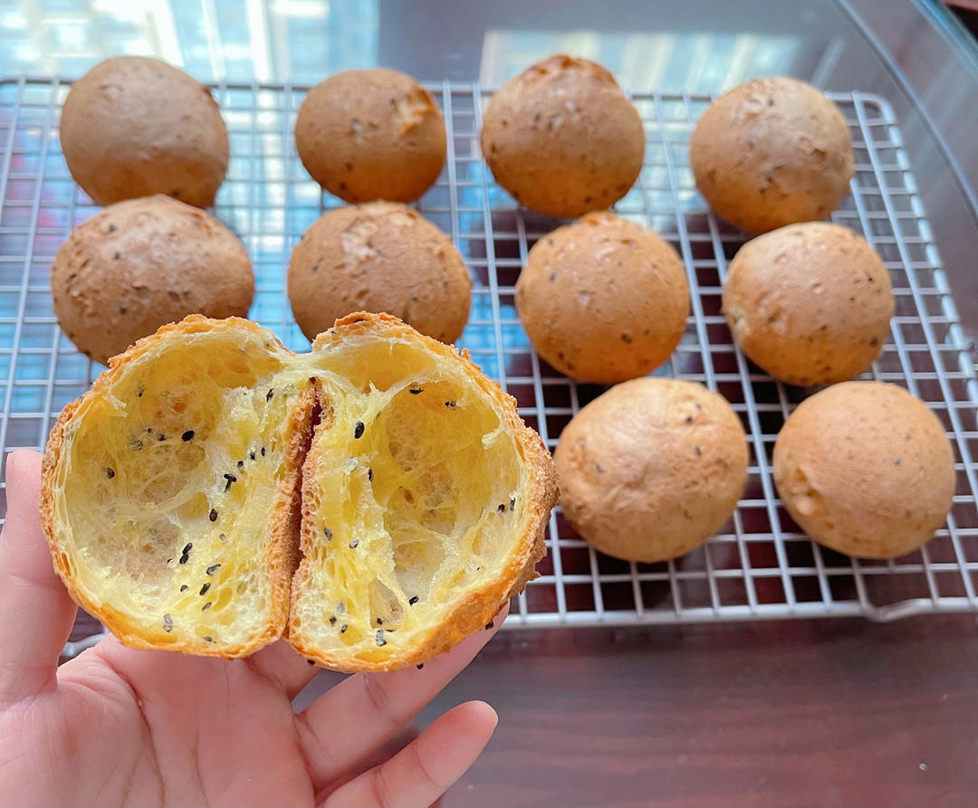 5分钟超快速｜空心麻薯球｜恐龙蛋面包球｜Q弹好吃｜完爆山姆会员店