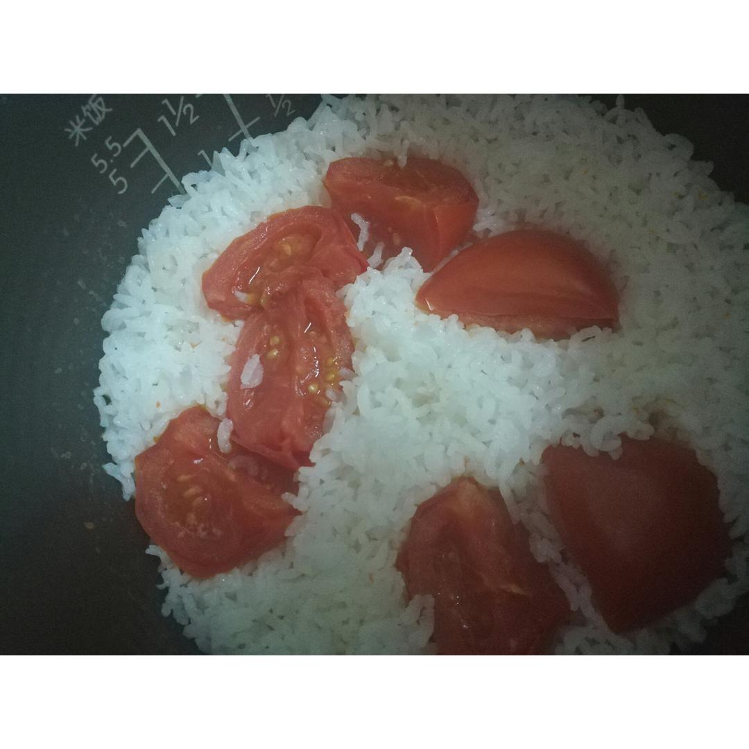 整颗西红柿饭
