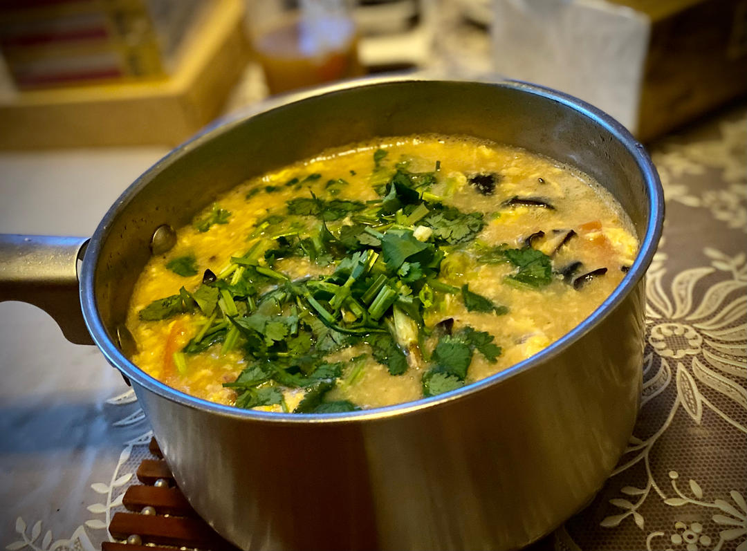 鸡丝酸辣汤