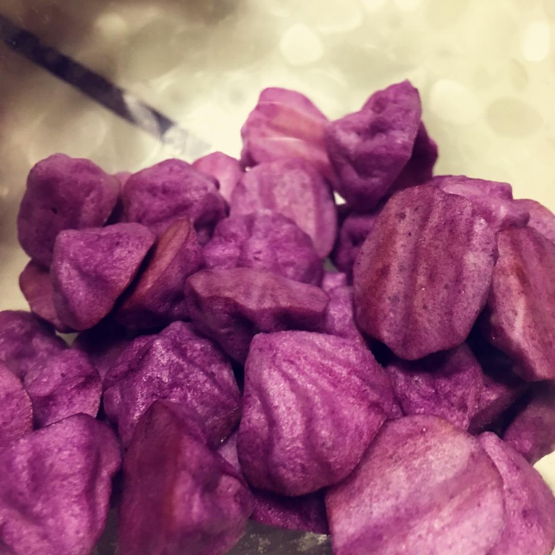 梦幻💜紫薯酸奶溶豆 | 无奶粉版  告诉你做紫薯溶豆的小秘密㊙️