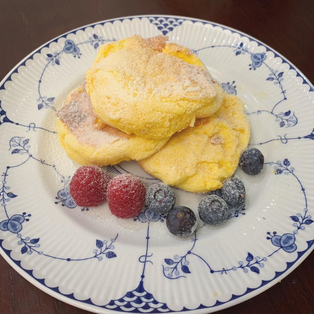 平底锅版舒芙蕾松饼