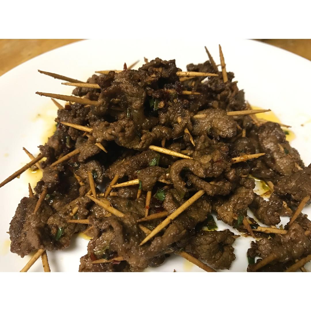 牙签牛肉 道地湖南味