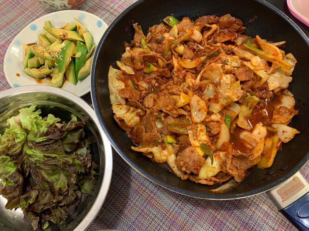 韩式辣炒猪肉