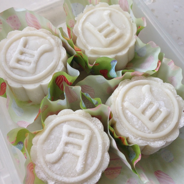 传说中的大班冰皮月饼 终于能尝到啦～