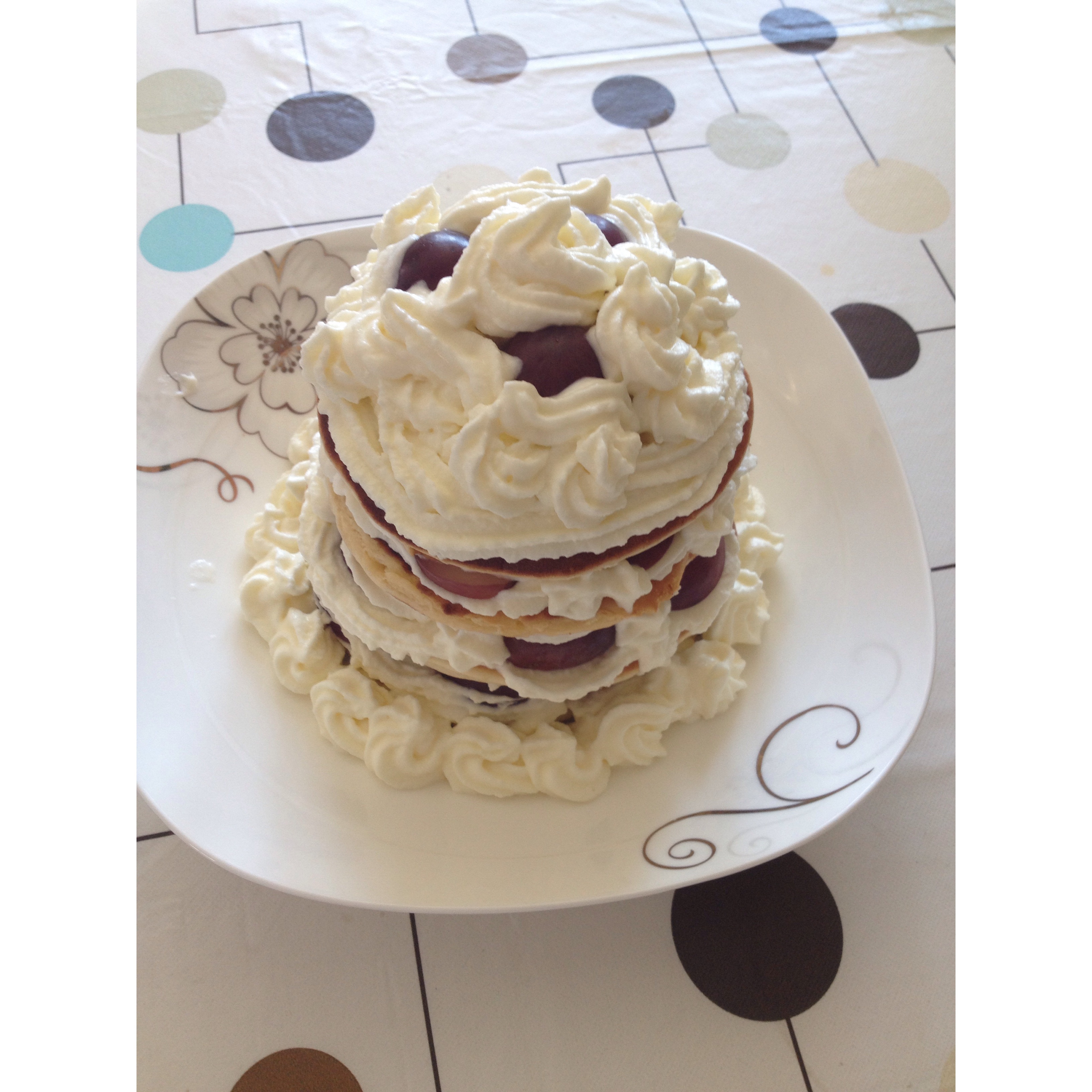 Pancake草莓奶油蛋糕