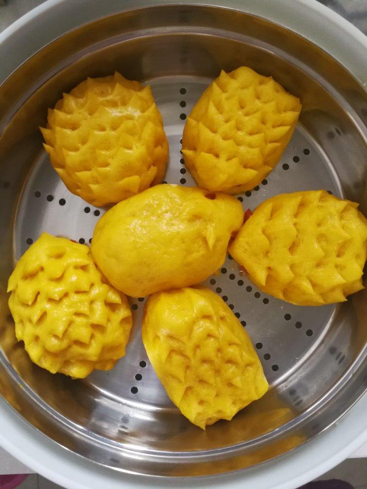 南瓜花卷馒头