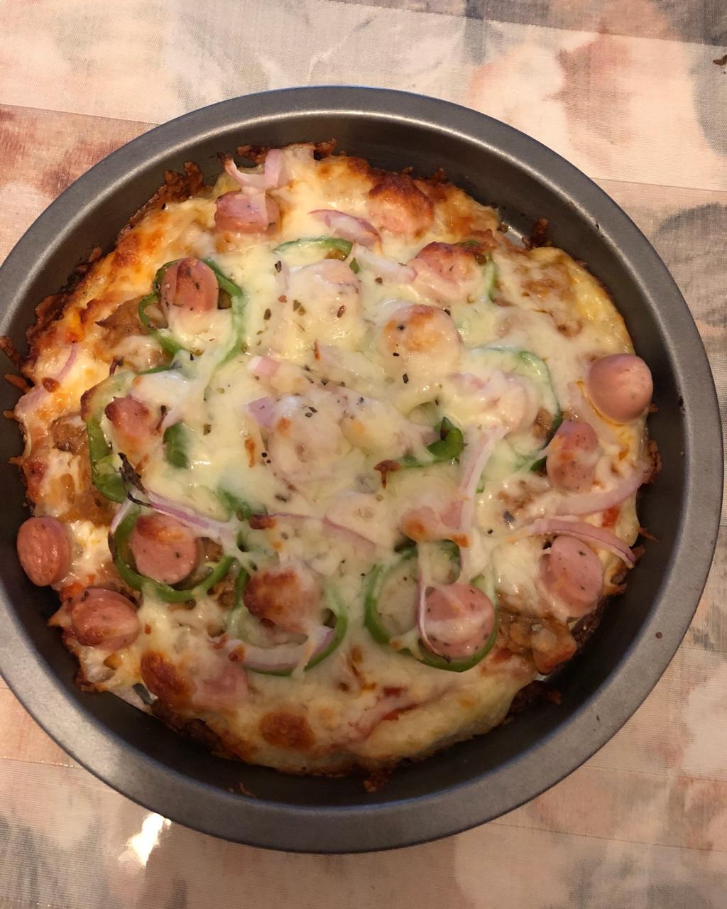 金枪鱼火腿pizza