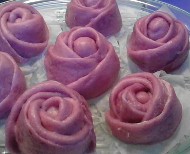 椰香紫薯馒头的做法