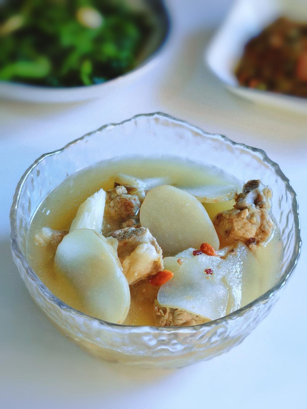 三吃鲜天麻（炖排骨、蒸鸡蛋、蒸肉饼）