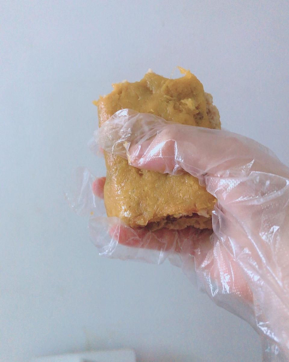甜甜糯糯快手南瓜燕麦蛋糕