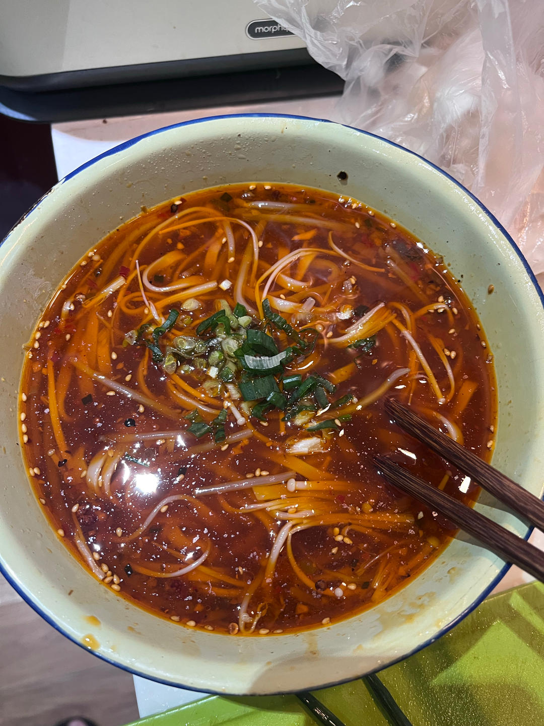 跟四川朋友学的水煮肉片 这也太香了！！
