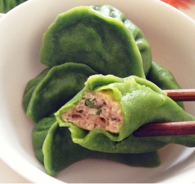 换个方式吃饺子了——翡翠鲜肉饺子