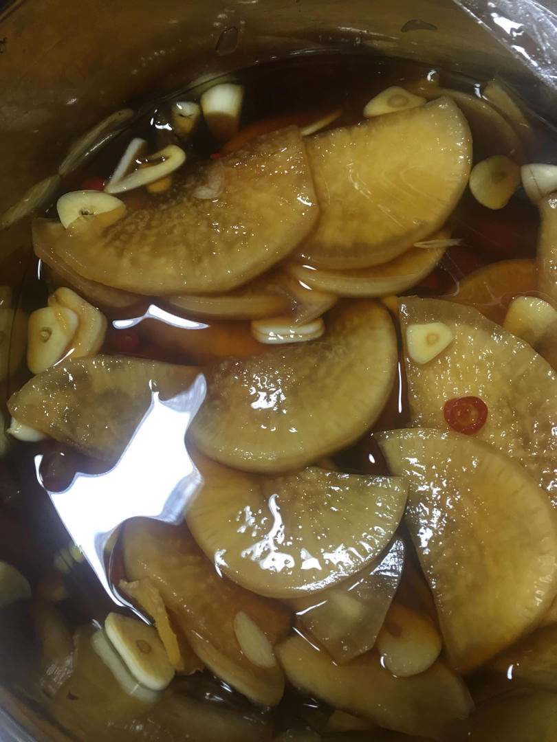 家常调料腌出秒杀市面一切咸菜的脆爽可口白萝卜