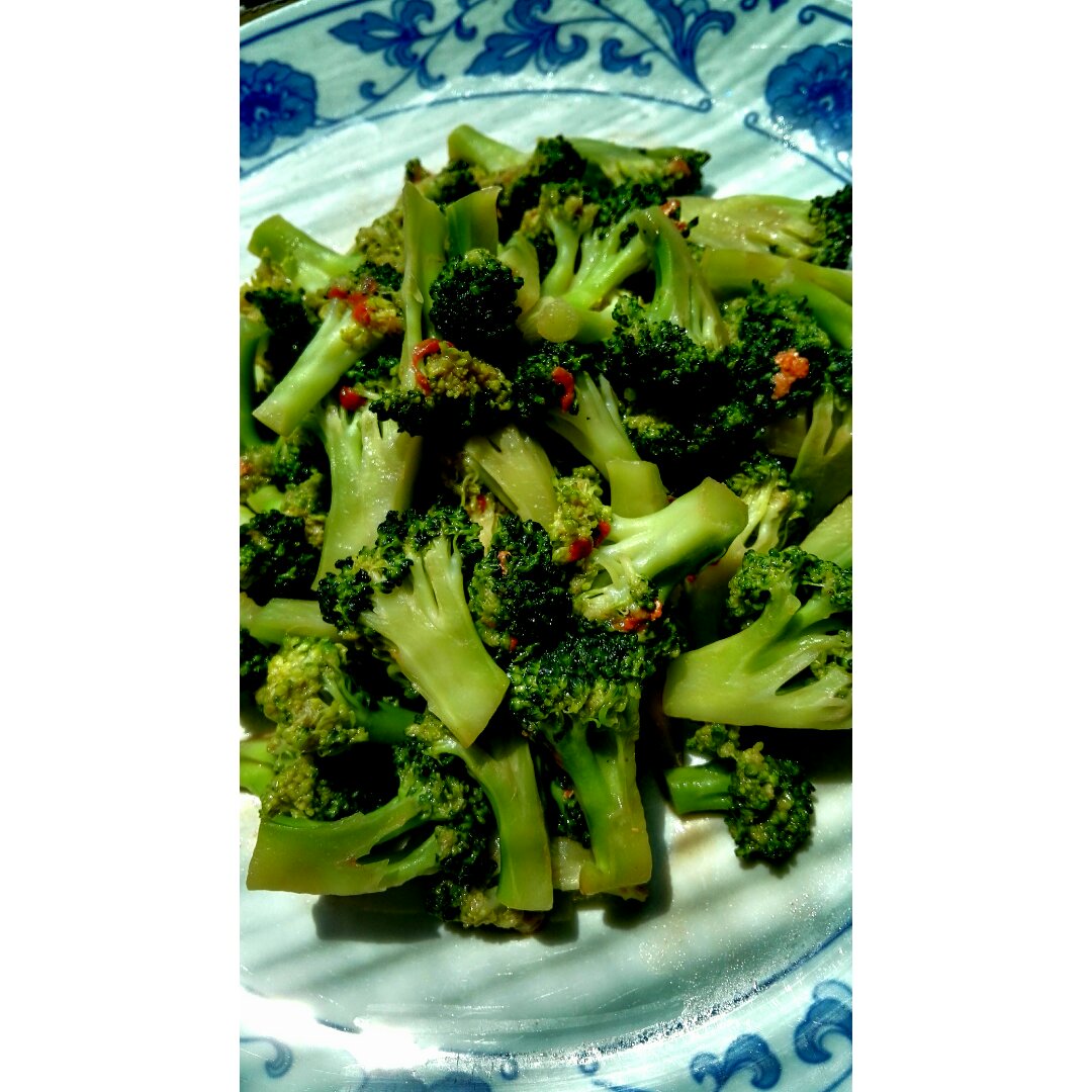 腐乳西兰花图片大全 咖啡鱼潘的腐乳西兰花图片