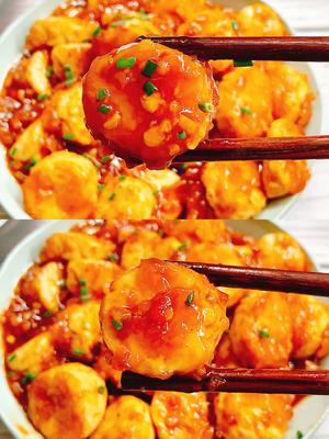 好吃到舔盘的茄汁日本豆腐的做法 步骤16