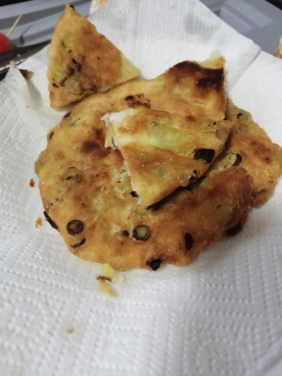 发面椒香葱花饼（超级宣软）