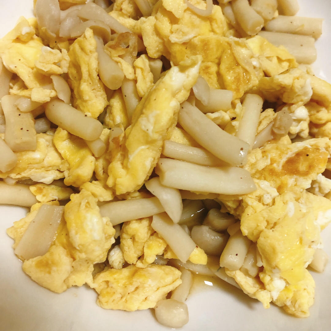 蟹味菇炒鸡蛋