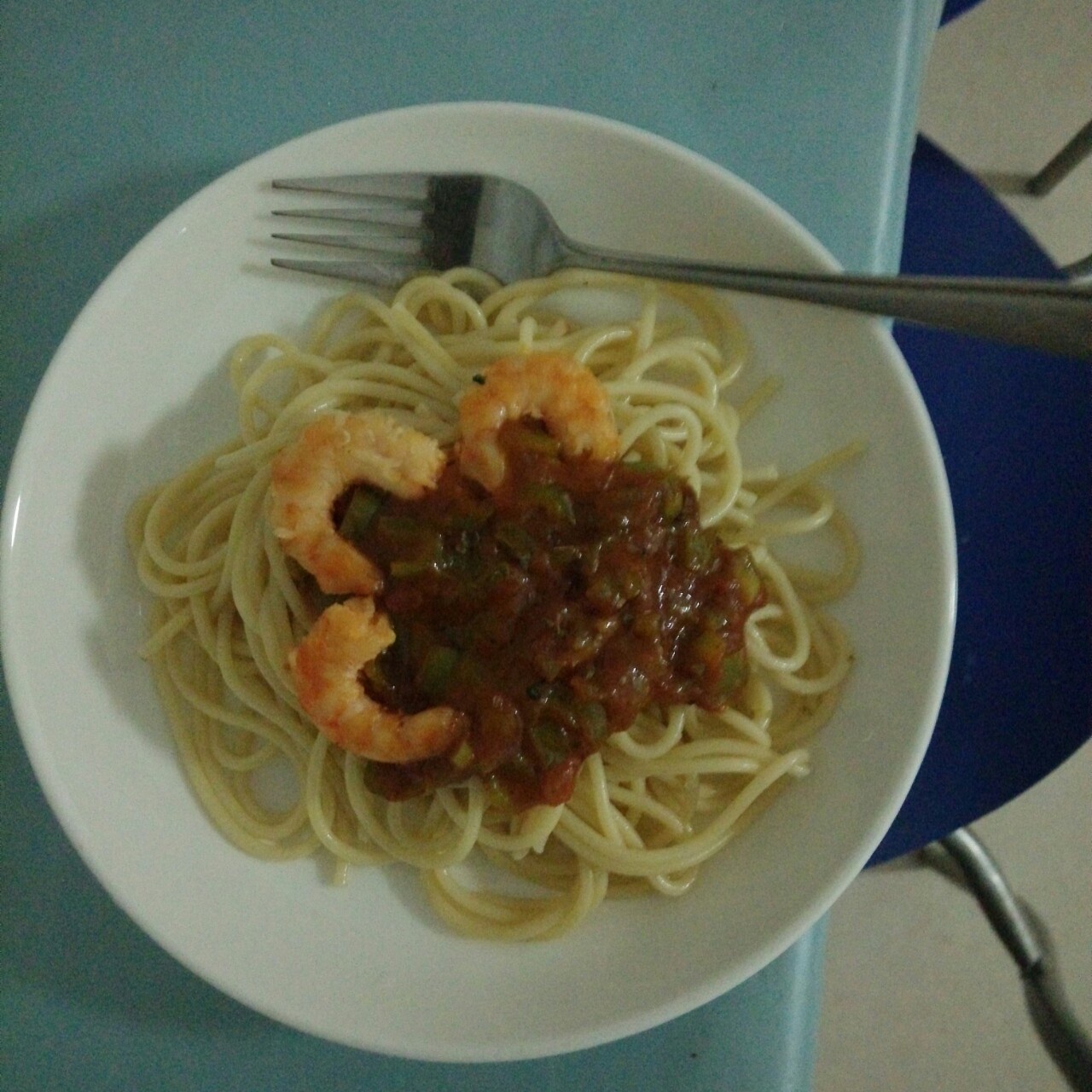 清爽鲜虾意大利面