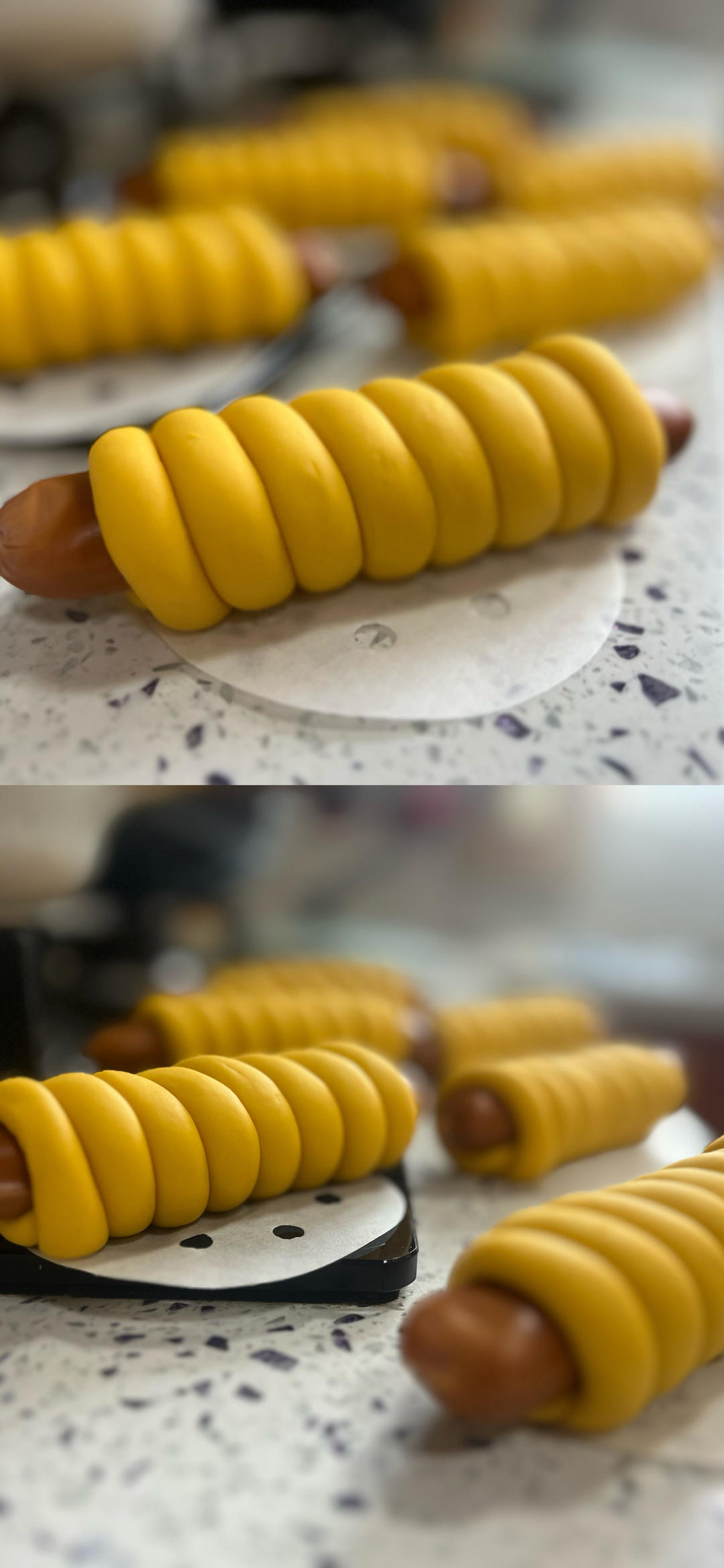 香肠南瓜馒头卷