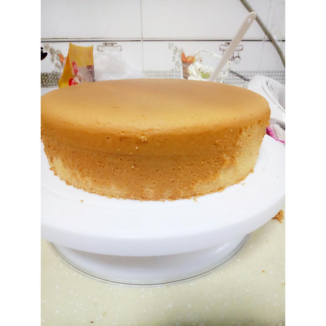 奶油蛋糕的戚风蛋糕坯（更新空气炸锅做法）