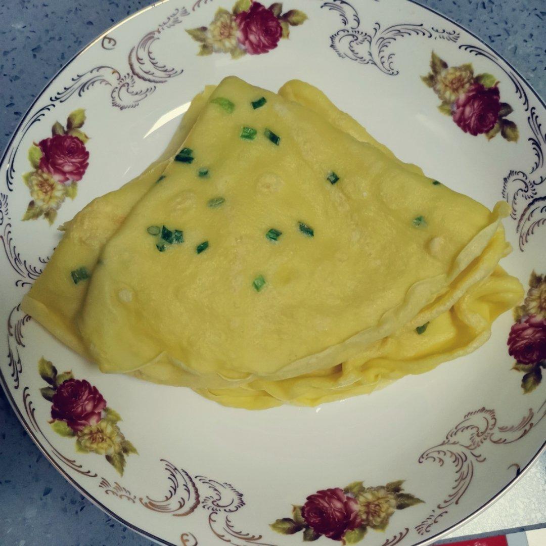 超级嫩的鸡蛋葱花饼