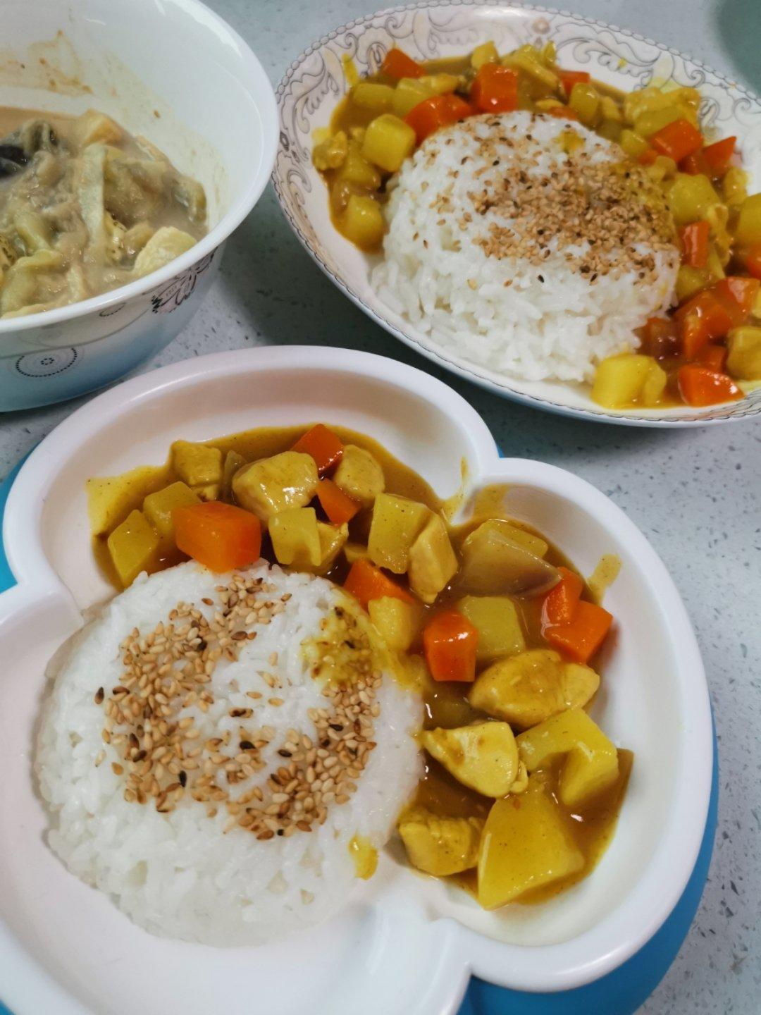 咖喱鸡饭