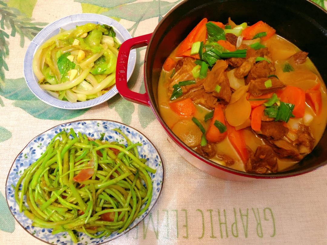 红焖羊肉（铸铁锅）