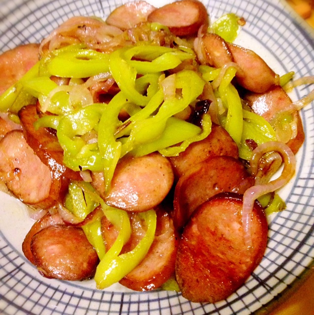 mm豆fz做的洋葱炒红肠