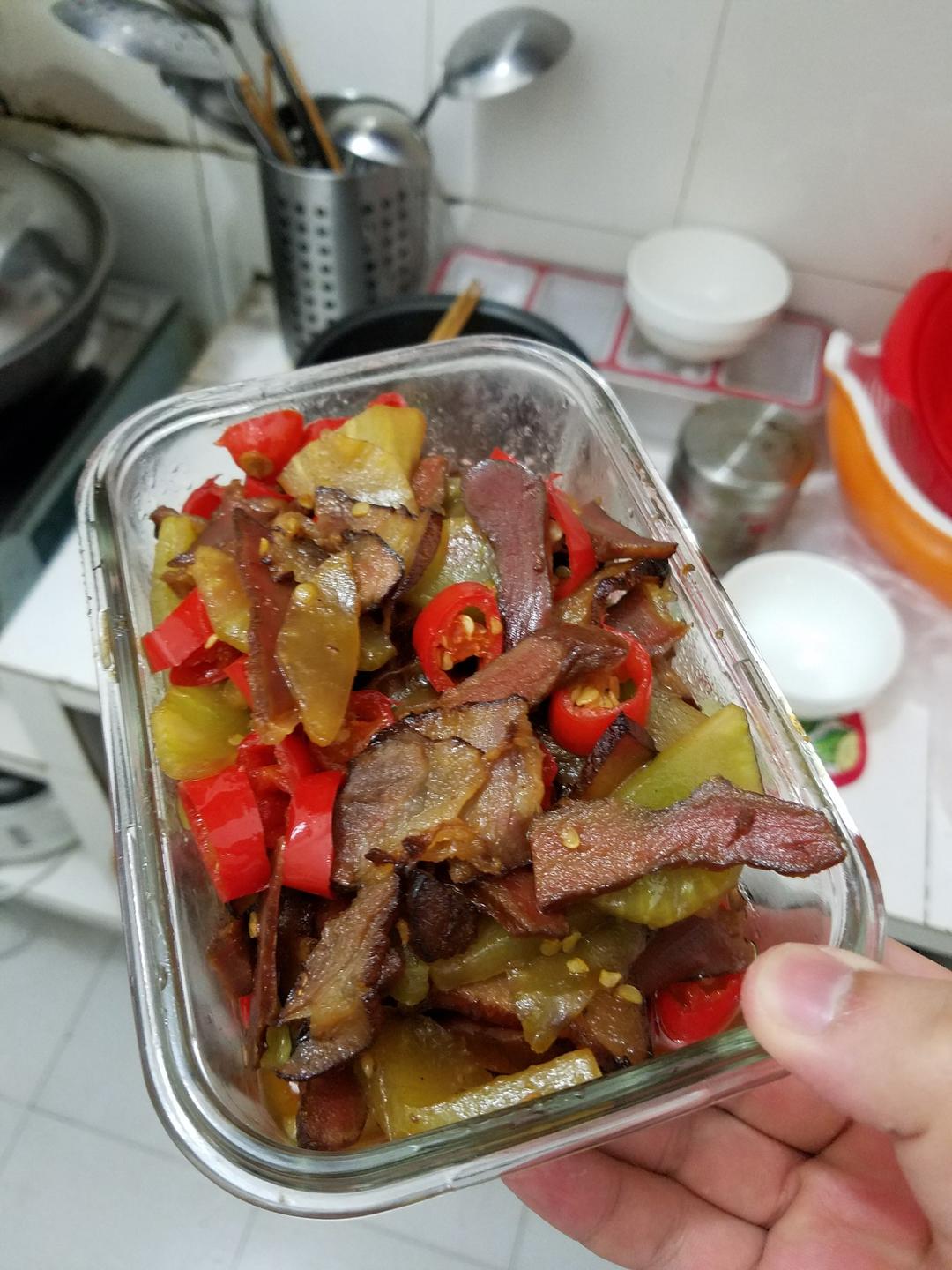 莴笋炒腊肉