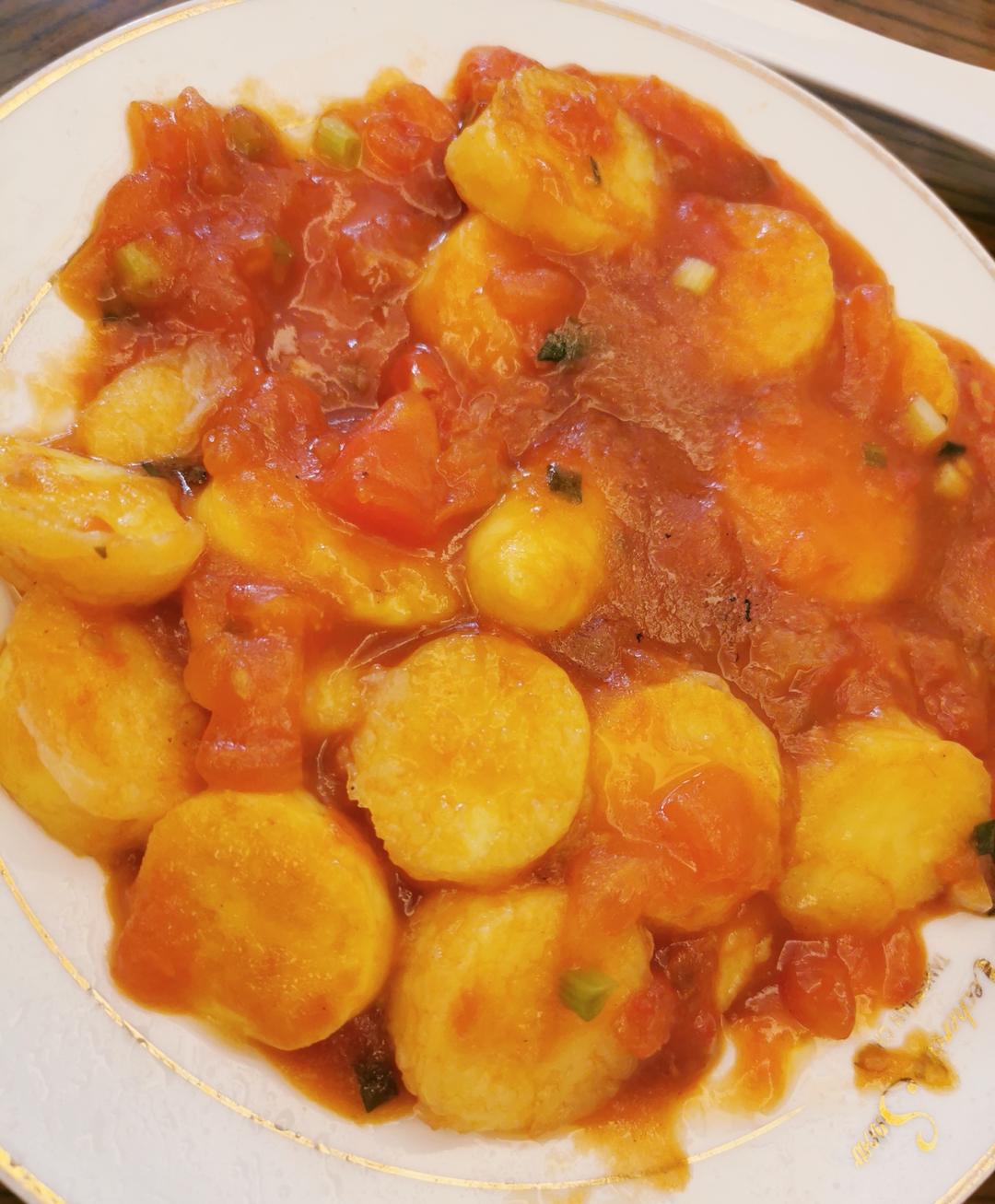 煎不碎的秘密！茄汁日本豆腐