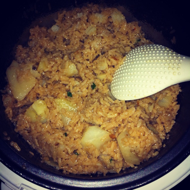 土豆焖饭（电饭锅版）