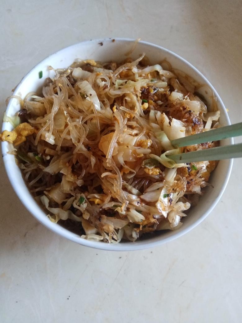 成功率百分之百的包菜炒粉丝