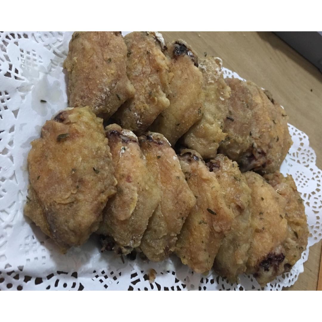 无油炸鸡翅