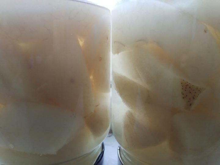 自制雪梨罐头，桃罐头，苹果罐头