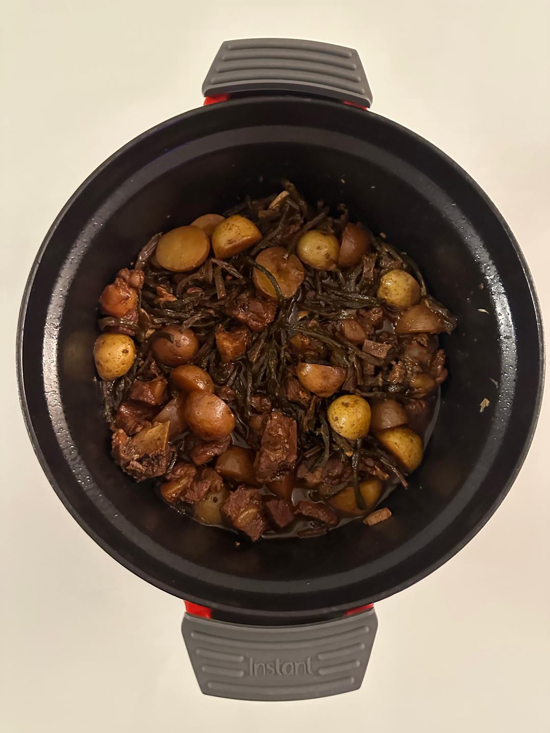 【干豆角炖排骨】