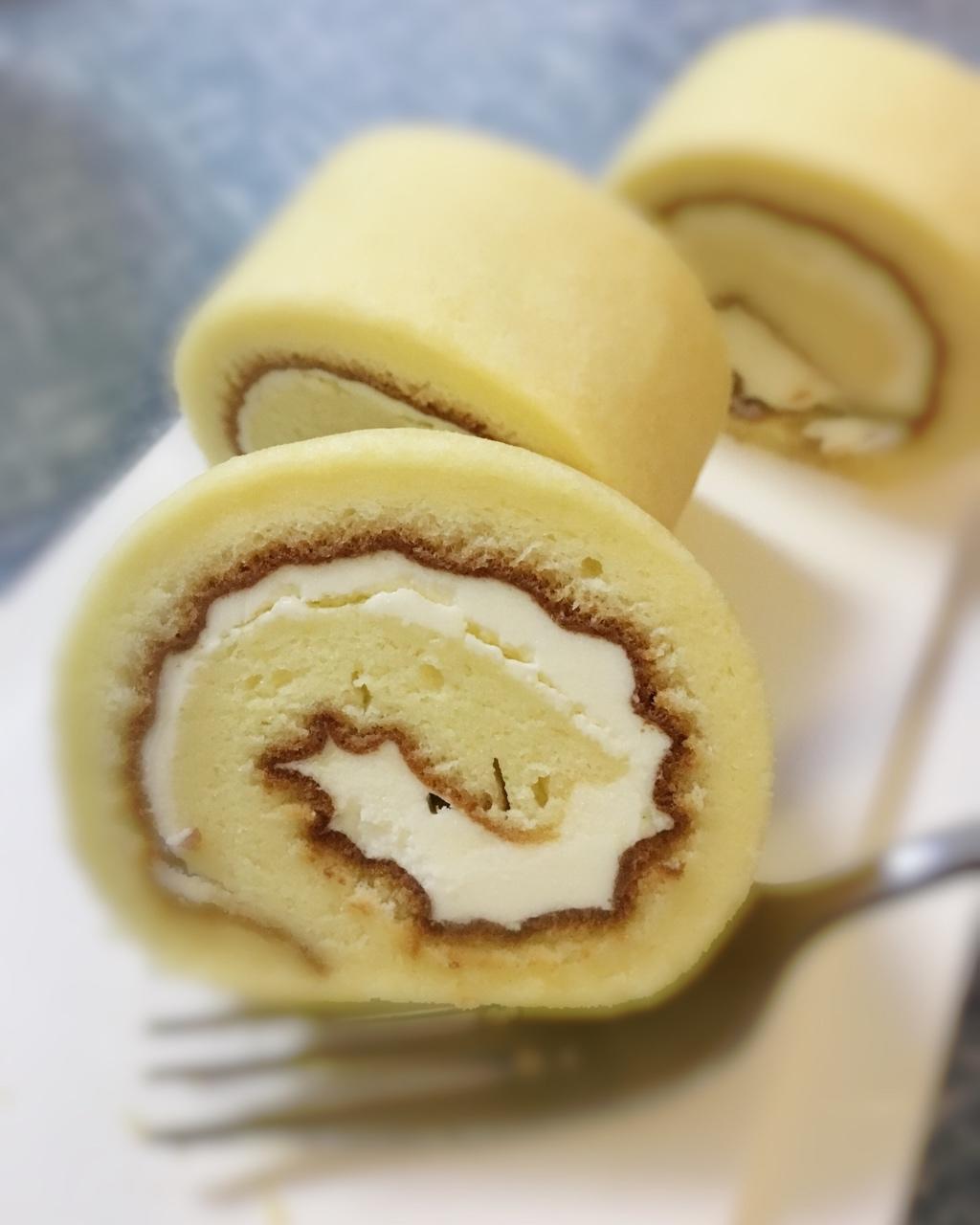 柠檬蛋糕一枚做的蜂蜜酸奶蛋糕卷