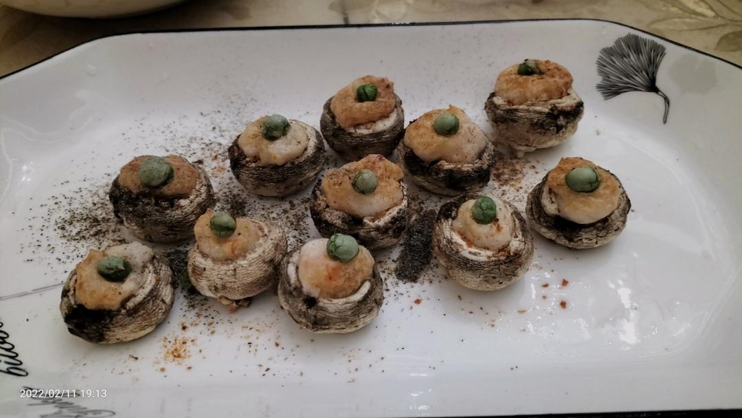 虾滑口蘑（空气炸锅版）