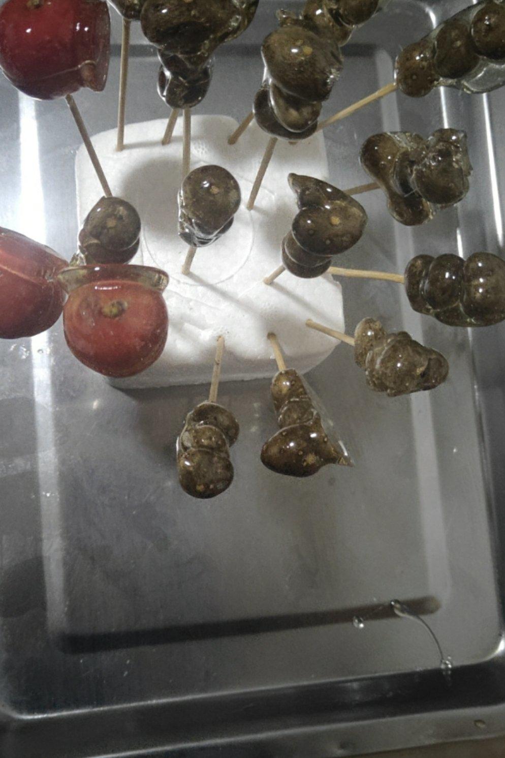 糖葫芦，山药球