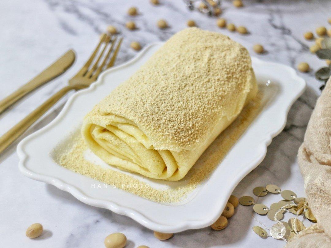 涵涵头做的浓郁豆乳毛巾卷(低卡)