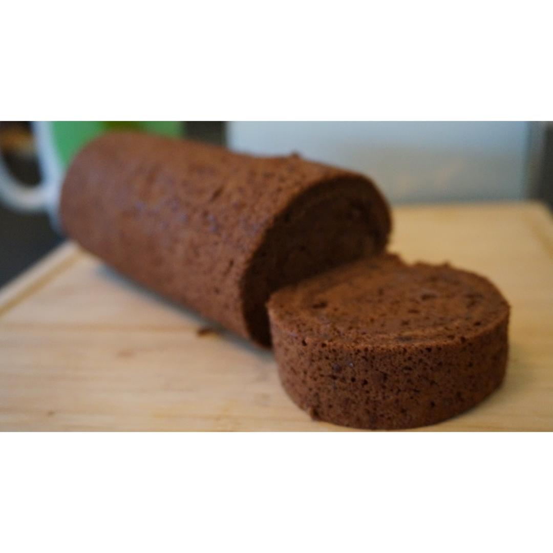 甘纳许巧克力蛋糕卷