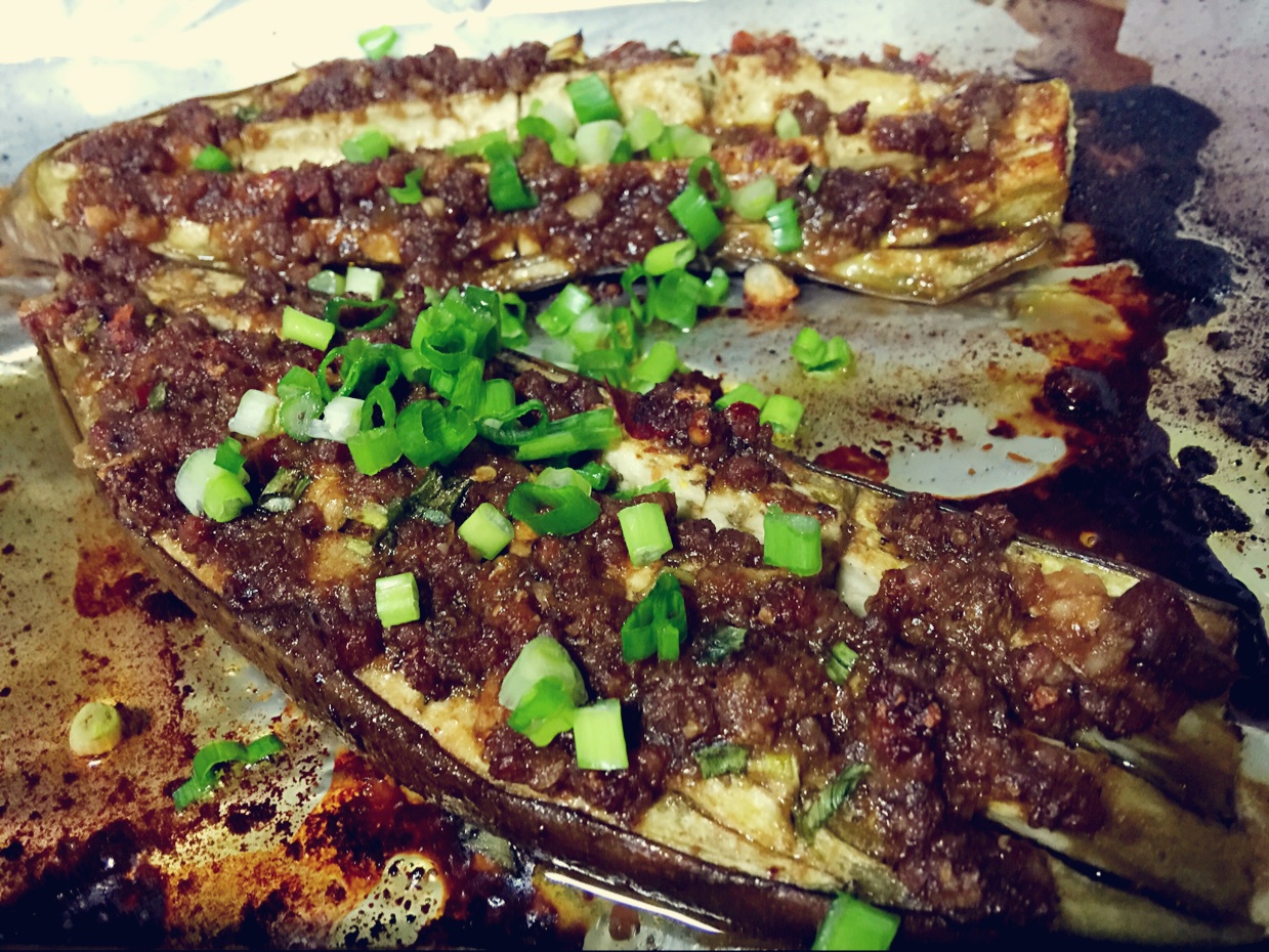 蒜味烤茄