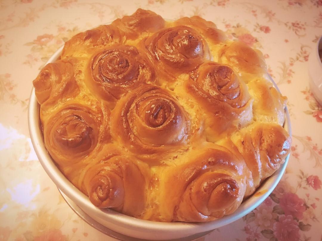 玫瑰花面包