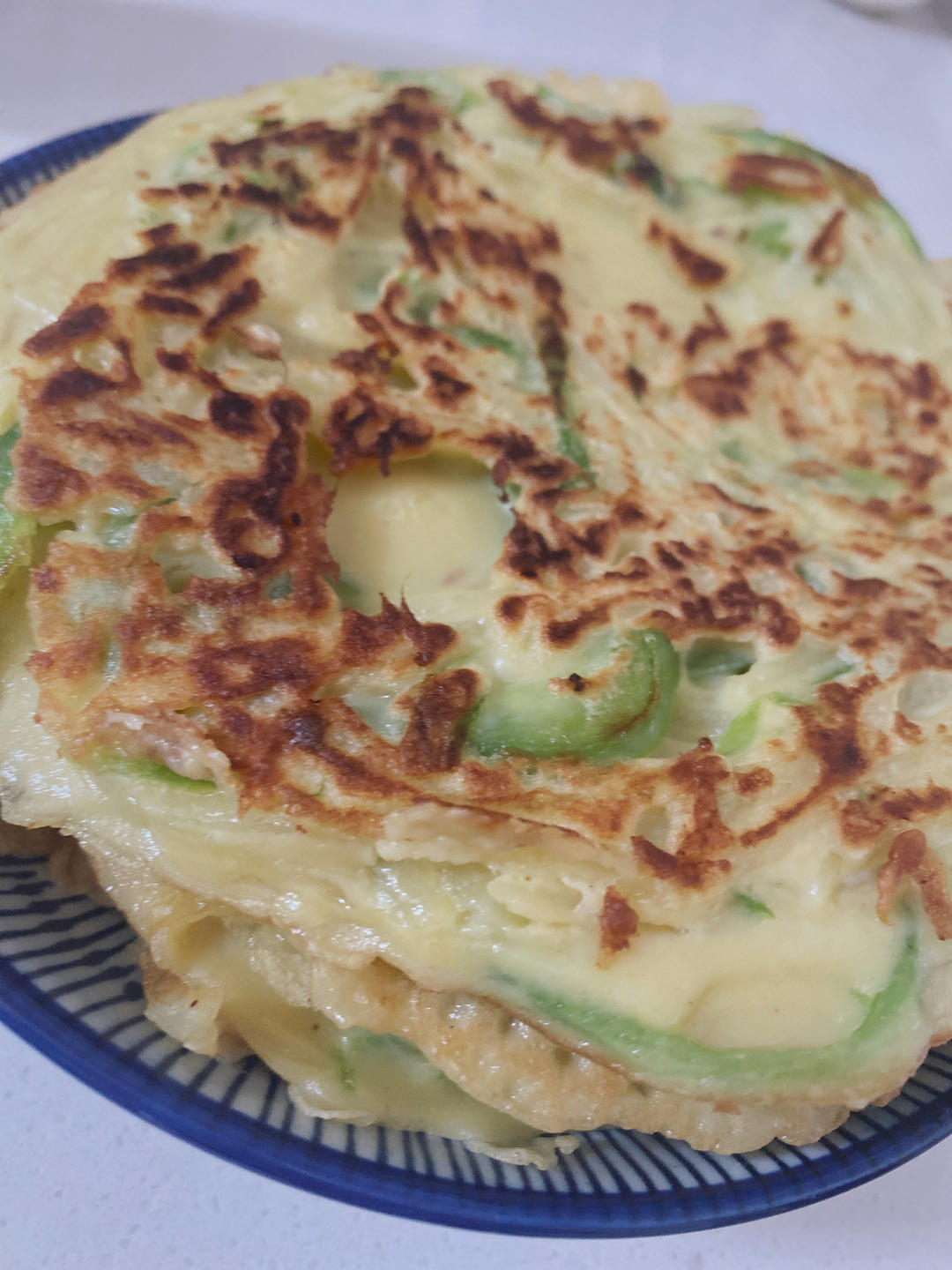 孩子挑食不爱吃菜就做这个～早餐蔬菜饼