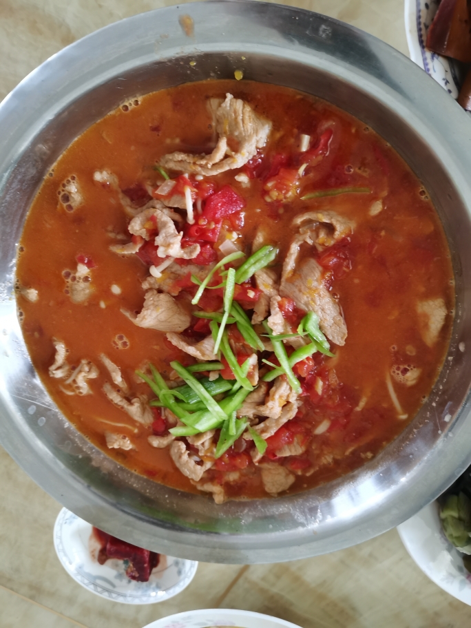 番茄酸汤里脊（开胃下饭菜）的做法