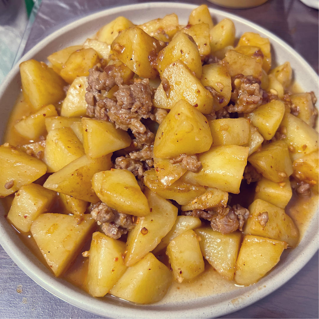 超级下饭肉沫土豆