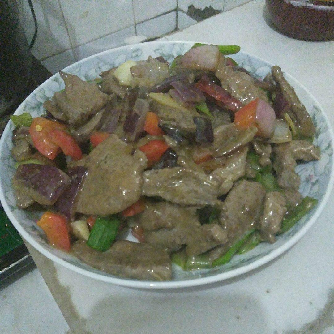 嫩炒猪肝