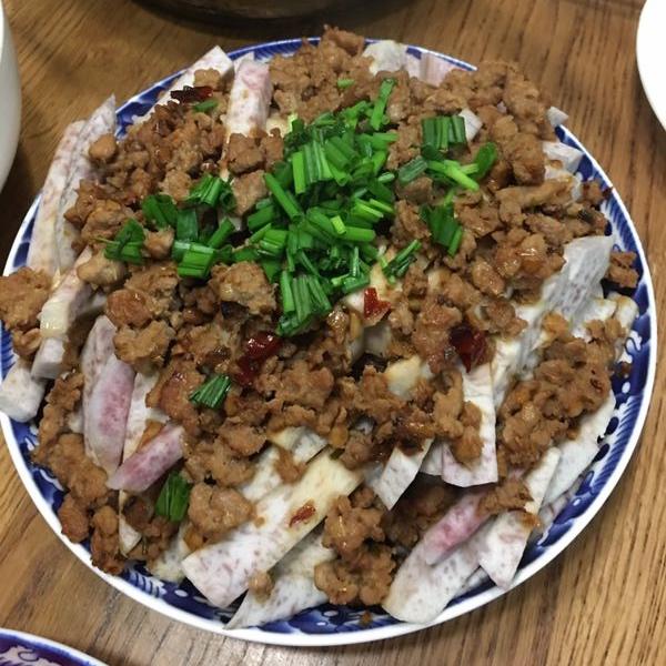 软糯可口的香蒸荔浦芋头丝