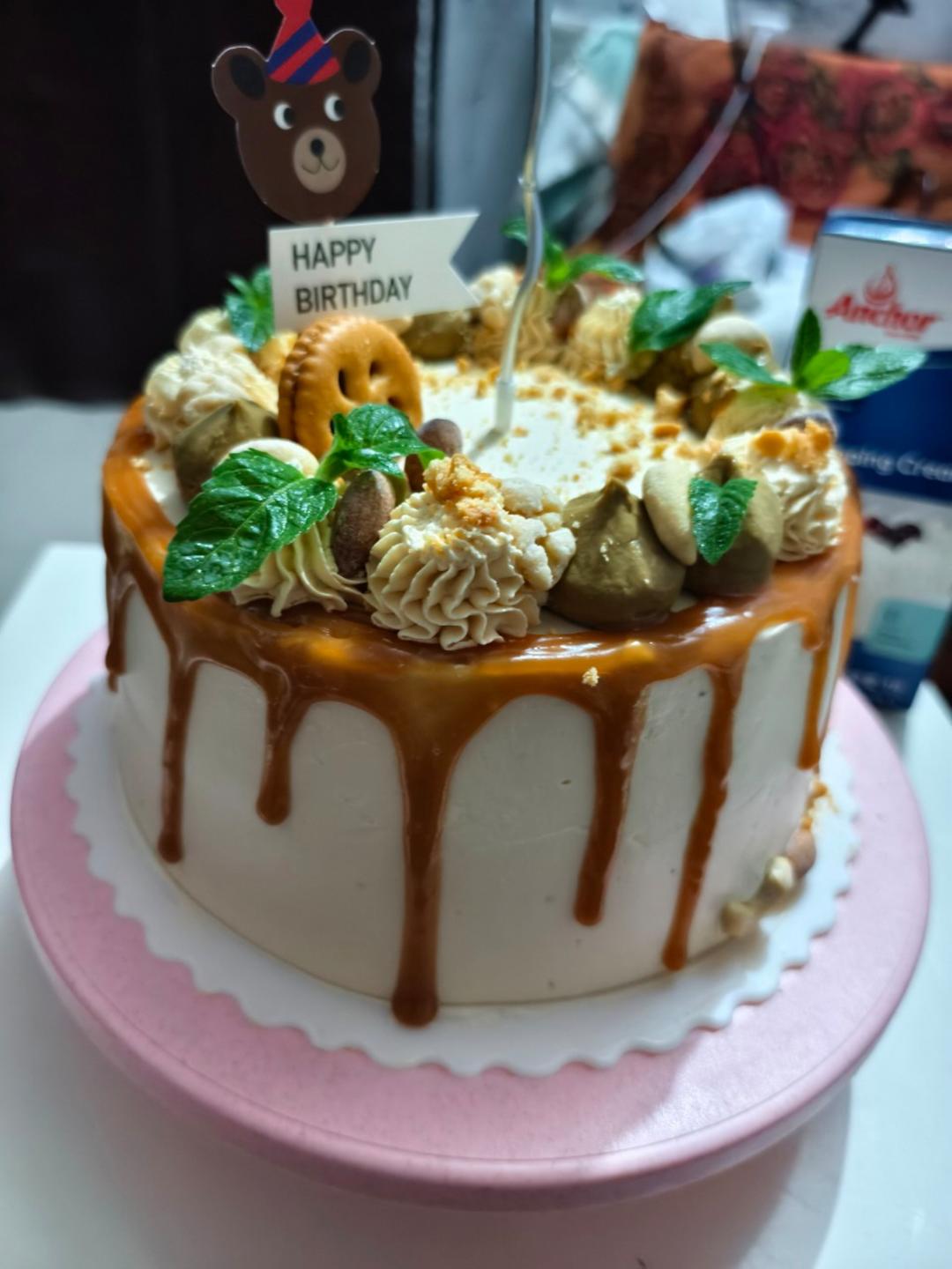 绝配焦糖咖啡奶油蛋糕（6寸）