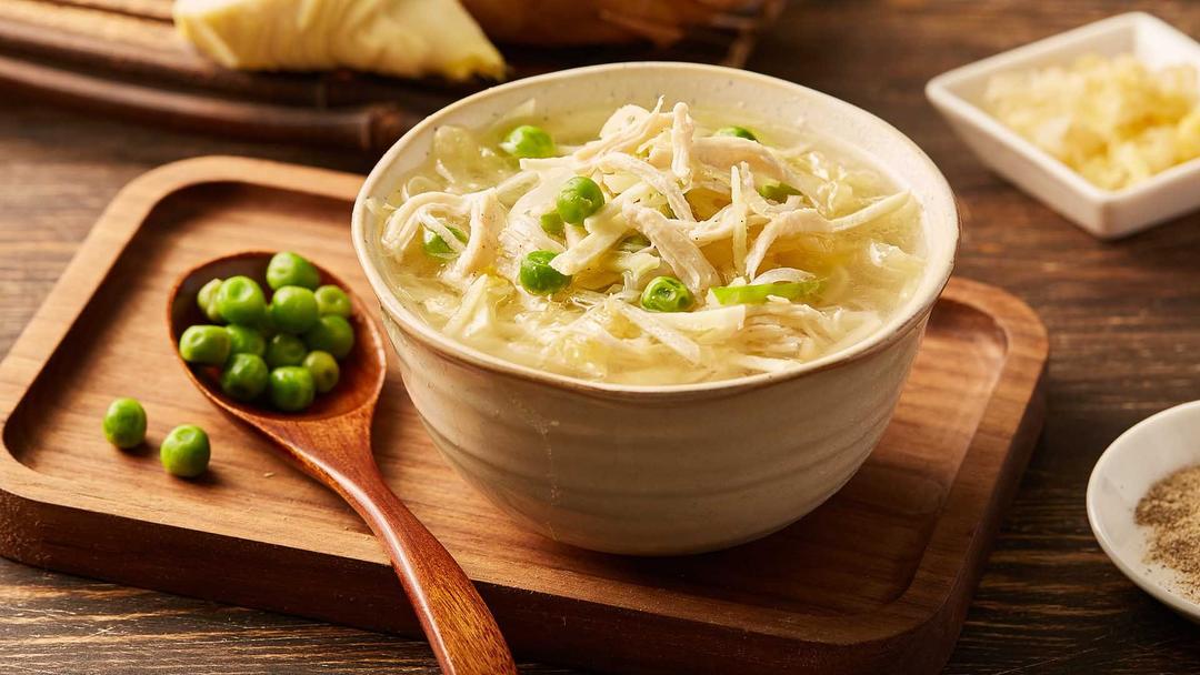 酸辣鸡丝汤-米博多功能烹饪机的做法