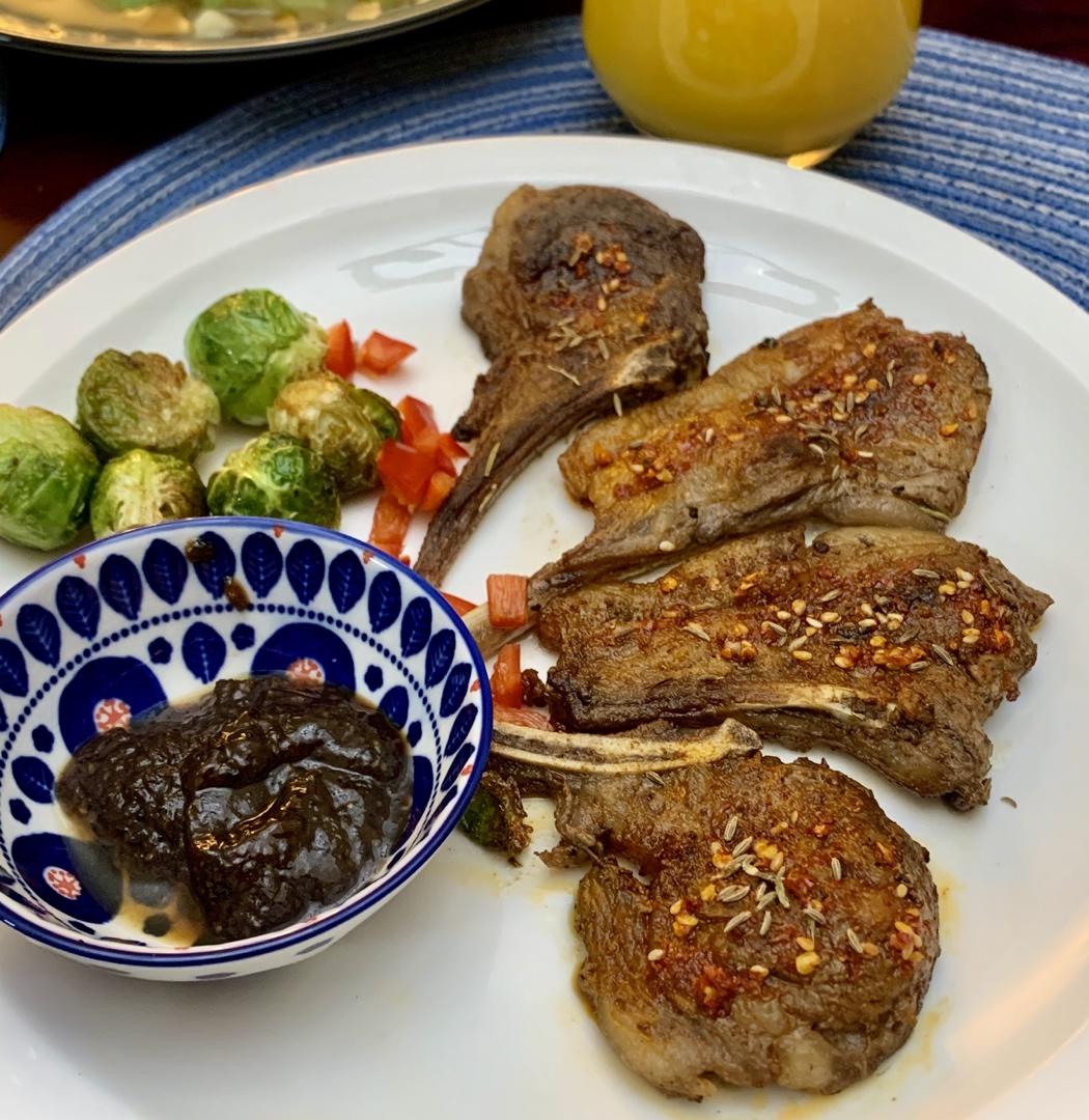 香煎羊排